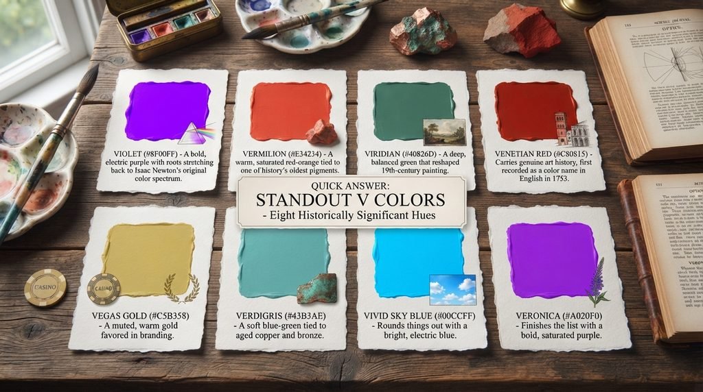 Quick Answer: Standout V Colors