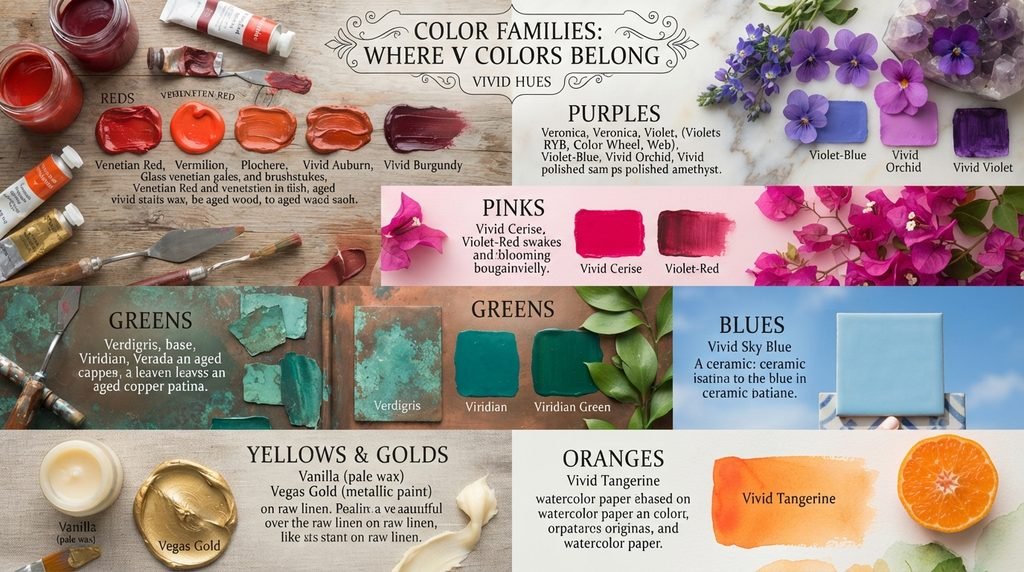Color Families: Where V Colors Belong