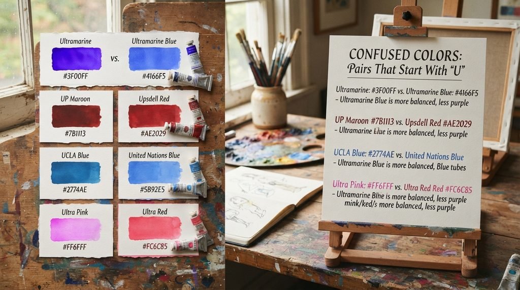 Colors Easily Confused With Each Other