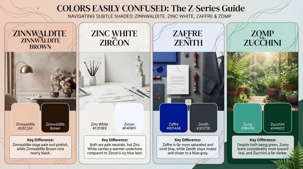Colors Easily Confused With Each Other