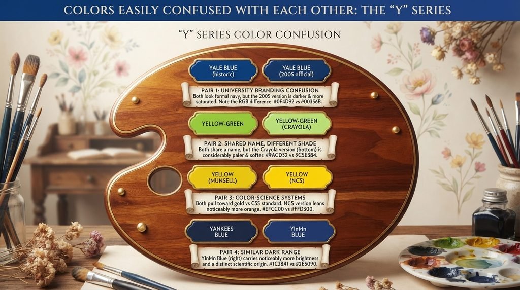 Colors Easily Confused With Each Other