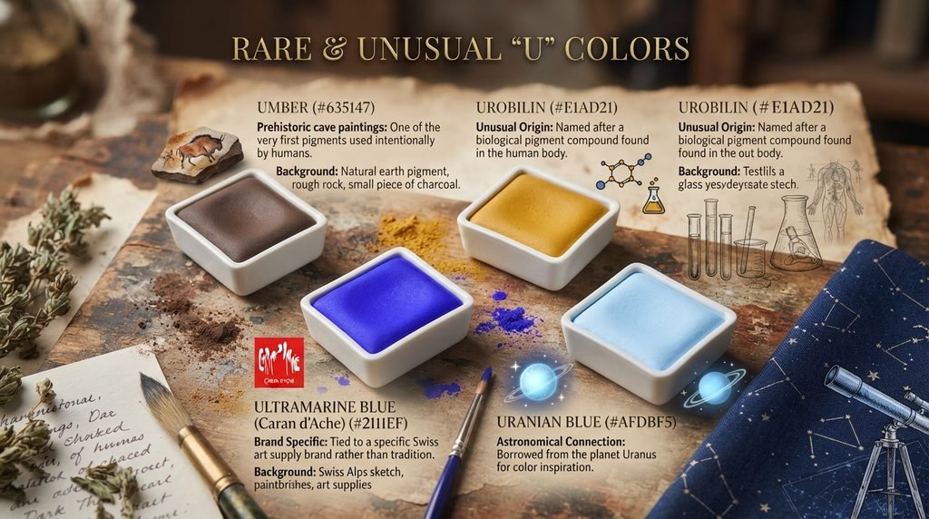 Rare or Unusual U Colors