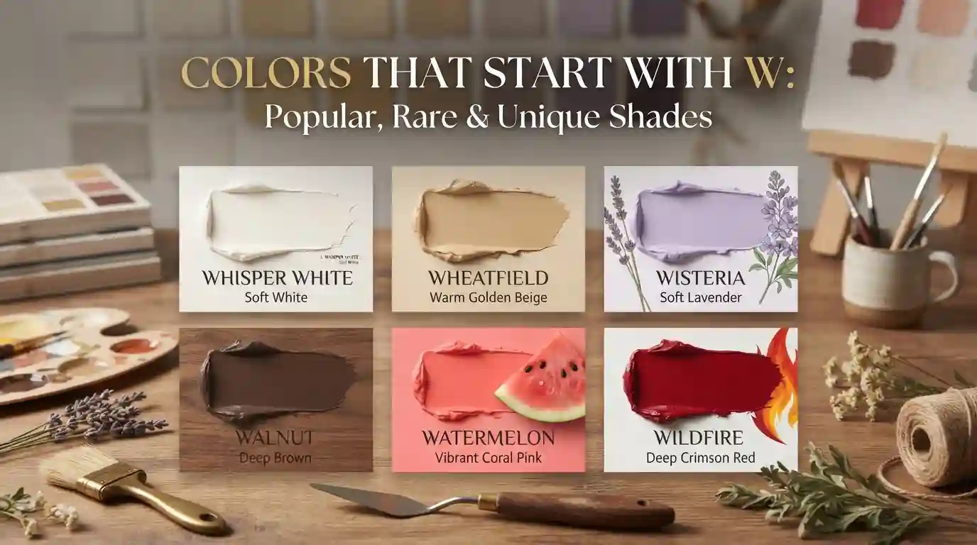Colors That Start With W: Popular, Rare & Unique Shades